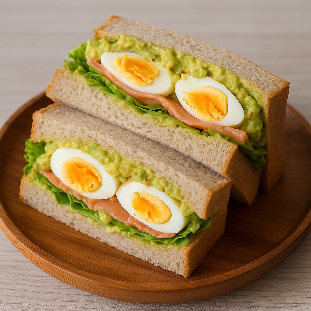 酪梨雞蛋三明治