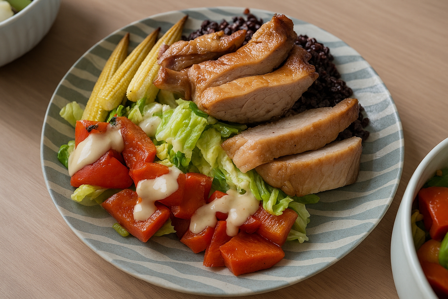 減脂攻略鴨腿溫沙拉