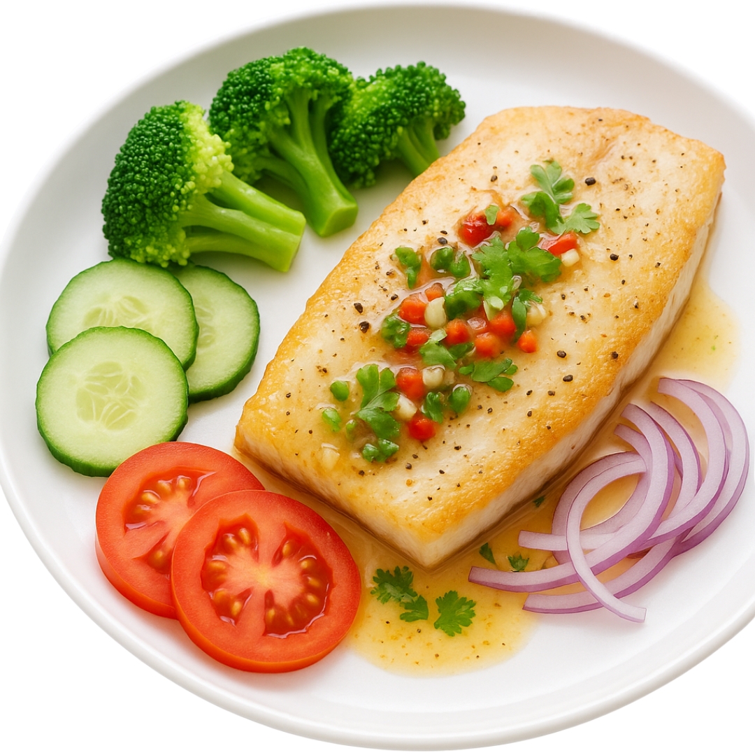 健康版泰式鱸魚排