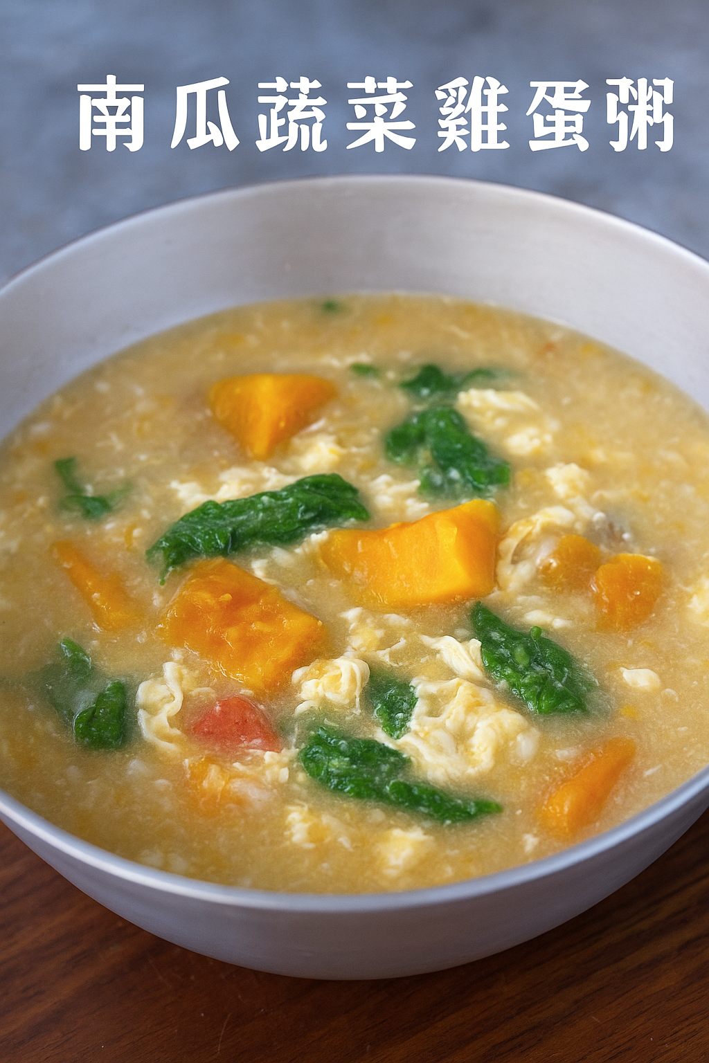 青菜南瓜粥